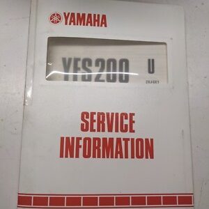 Yamaha Service Information Manual Maintenance & Specs 1987 Yfs200 U 2Xj-Se1