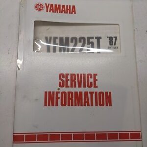 Yamaha Service Information Manual Maintenance & Specs 1987 Yfm225T 2Ht-Se1