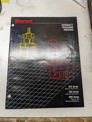 Starrett Coordinate Measuring Machines Rcs Rgs Rms Sales Brochure Catalog 1988