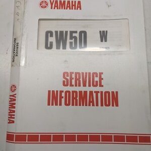 Yamaha Service Information Manual Maintenance & Specs 1988 Cw50 W 3Es-Se1