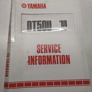 Yamaha Service Information Manual Maintenance & Specs 1988 Dt50U 3Bk-Se1