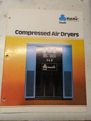 Kelair Compair Compressed Air Dryers Sales Brochure Catalog Specifications