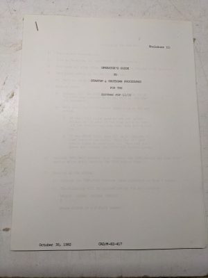 Huffman Pdp 11/34 Operator Service Manual Grinder 1982 Startup Shutdown