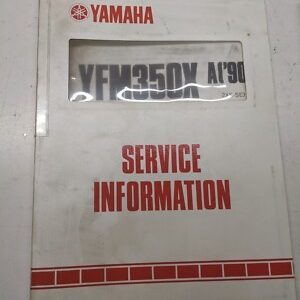 Yamaha Service Information Manual Maintenance '90 Yfm350X U A 2Xk-Se3 & Se2/Se1
