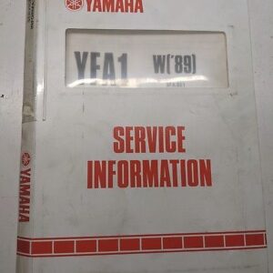 Yamaha Service Information Manual Maintenance & Specs 1989 Yfa1 W 3Fa-Se1