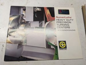 Giddings Lewis Sales Brochure Specification Feature Catalog Numerilathe 18-32”