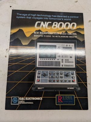 Giddings Lewis Sales Brochure Specification Features Catalog Cnc 8000 1984