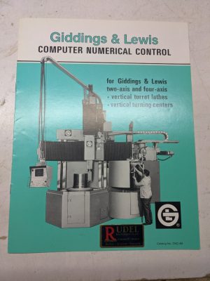 Giddings Lewis Sales Brochure Specification Feature Catalog Cnc Numeripath 800