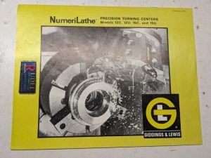 Giddings Lewis Sales Brochure Specs Features Catalog 12 15 C U Turning Center