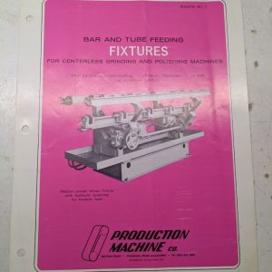 Production Machine Bar Tube Feeding Fixtures Centerless Grinding Polishing