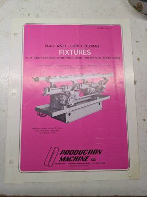 Production Machine Bar Tube Feeding Fixtures Centerless Grinding Polishing