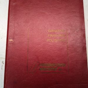 Production Machine Polish Finishing Operator Service Manual 484 Type S Part List