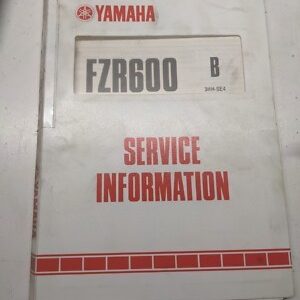 Yamaha Service Information Manual Maintenance Fzr600 B A W 3Hh-Se4/Se3/Se2
