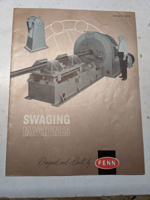 Fenn Swaging Machines Sales Brochure Catalog Specifications Features Sm 60
