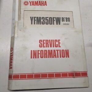 Yamaha Service Information Manual 1987-91 Yfm350Fw B T-A 2Hr-Se4/3/2/1