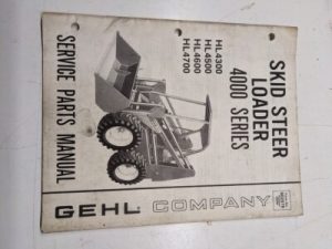 Gehl Hl 4300 4500 4600 4700 Skid Steer Loaders Service Parts Manual List 902578