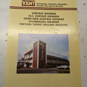 Kent Sales Brochure Machine Tools Grinders Milling Specifications Features
