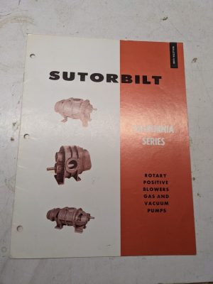 Sutorbilt California Series Blowers Vacuum Pumps Sales Brochure Features Specs