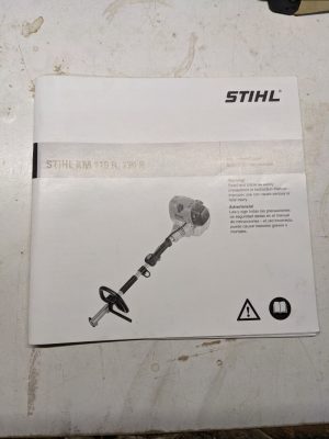 Stihl Km 110 R 130 Instruction Operator Service Manual Kombi Engine System