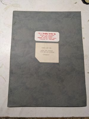 National Acme Service Parts List Book Manual Gridley Automatic R Model Tool