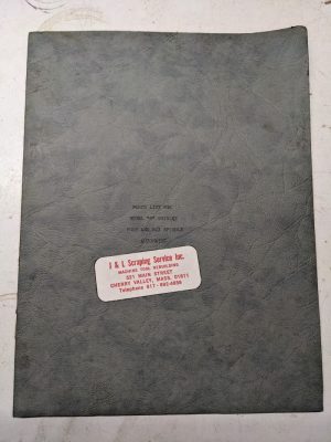 National Acme Service Parts List Book Manual Gridley Automatic R Model Catalog