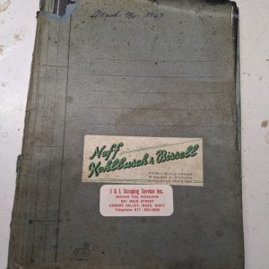 Neff Kohlbusch Bissell Billet Shear K-680 Operator Service Manual Parts Book