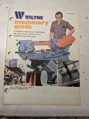 Wilton Machinery Guide Reference Tool Selection Booklet Sales Brochure Catalog