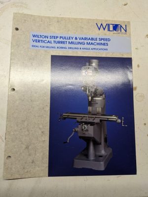 Wilton Milling Machine Vmc Sales Brochure Catalog Features Specificaitons Tool