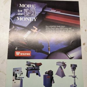 Wilton Sales Brochure Shop Machine Tool Catalog
