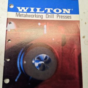 Wilton Metalworking Drill Presses Sales Brochure Catalog 1971 Specs Features