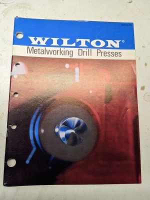 Wilton Metalworking Drill Presses Sales Brochure Catalog 1971 Specs Features
