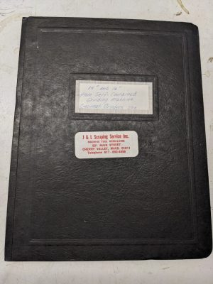 Cincinnati Operator Service Manual 14” 16” Plain Grinding Machines Shop Tool