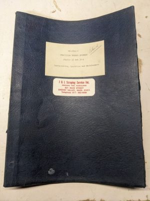 Ex-Cell-O 35 -L Thread Grinder Operator Service Manual Book Repair Parts List