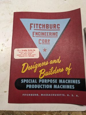 Fitchburg Engineering Corp Designers & Builders Special Purpose Machines Catalog
