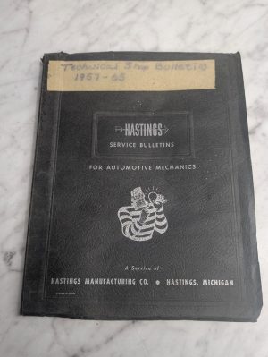 Hastings Service Bulletins Shop Manual 1957-1965 Automotive Mechanics
