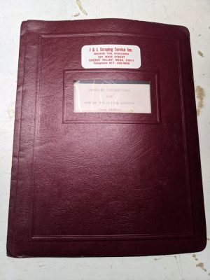 Gorton Instruction For 375 Cutter Grinder With 717 Universal Head Tool 2842-C