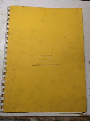 Harrison Model 10-Aa Spare Service Part List Book Catalog Manual Precision Lathe