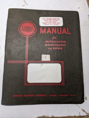 Gisholt Machine Service Repair Part List Book Manual Catalog 3 Turret Lathe Tool