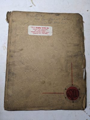 Gisholt Machine Operator Service Manual Repair 5 Turret Lathe 1081 Shop Tool