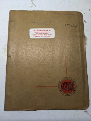 Gisholt Machine Service Repair Parts List Manual Simplified 4 Turret Lathe 1941