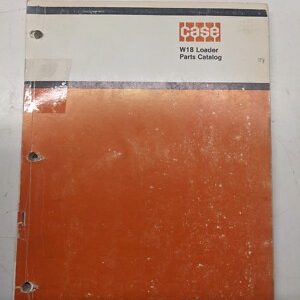 Case W18 Skidder Steer Loaders Service Parts Catalog Manual List 1971 1169