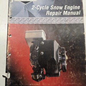 Briggs & Stratton 2 Cycle Snow Engine Service And Repair Manual 2005 Oem