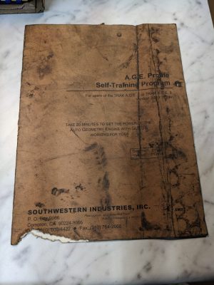 Swi Southwestern A.G.E. Profile Self Training Program Trak 3 2.0 + 2000 Manual