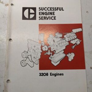 Caterpillar Cat Successful Engine Service Manual 3208 Engines 1978