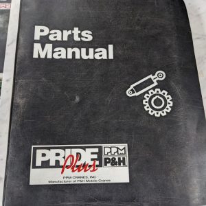 P&H Ppm Shop Service Repair Parts List Book Manual Omega 35 40 45 50 Cranes 1995