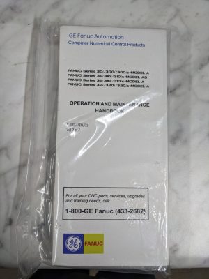 Ge Fanuc Series 30 300Is Model A5 31 32 Maintenance Operator Handbook Vol 2Of2