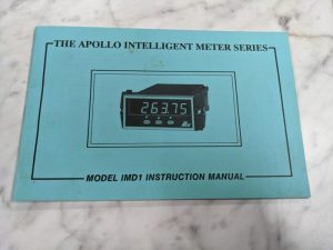 Apollo Intelligent Meter Series Model Imd1 Instruction Operator Service Manual