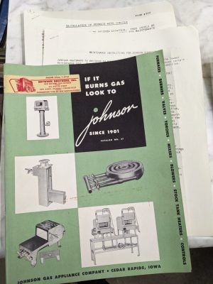 Johnson Furnaces Sales Catalog Maintenance Instruction Installation Book