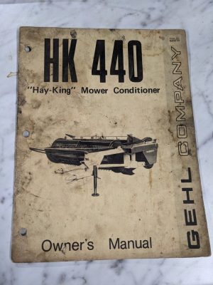 Gehl Operator Service Owner Manual Hk 440 Hay-King Mower Conditioner 620274
