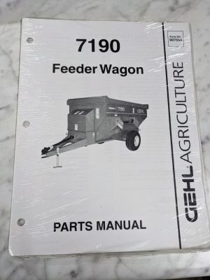 Gehl Service Repair Parts List Book Catalog Manual 7190 Feeder Wagon 907554